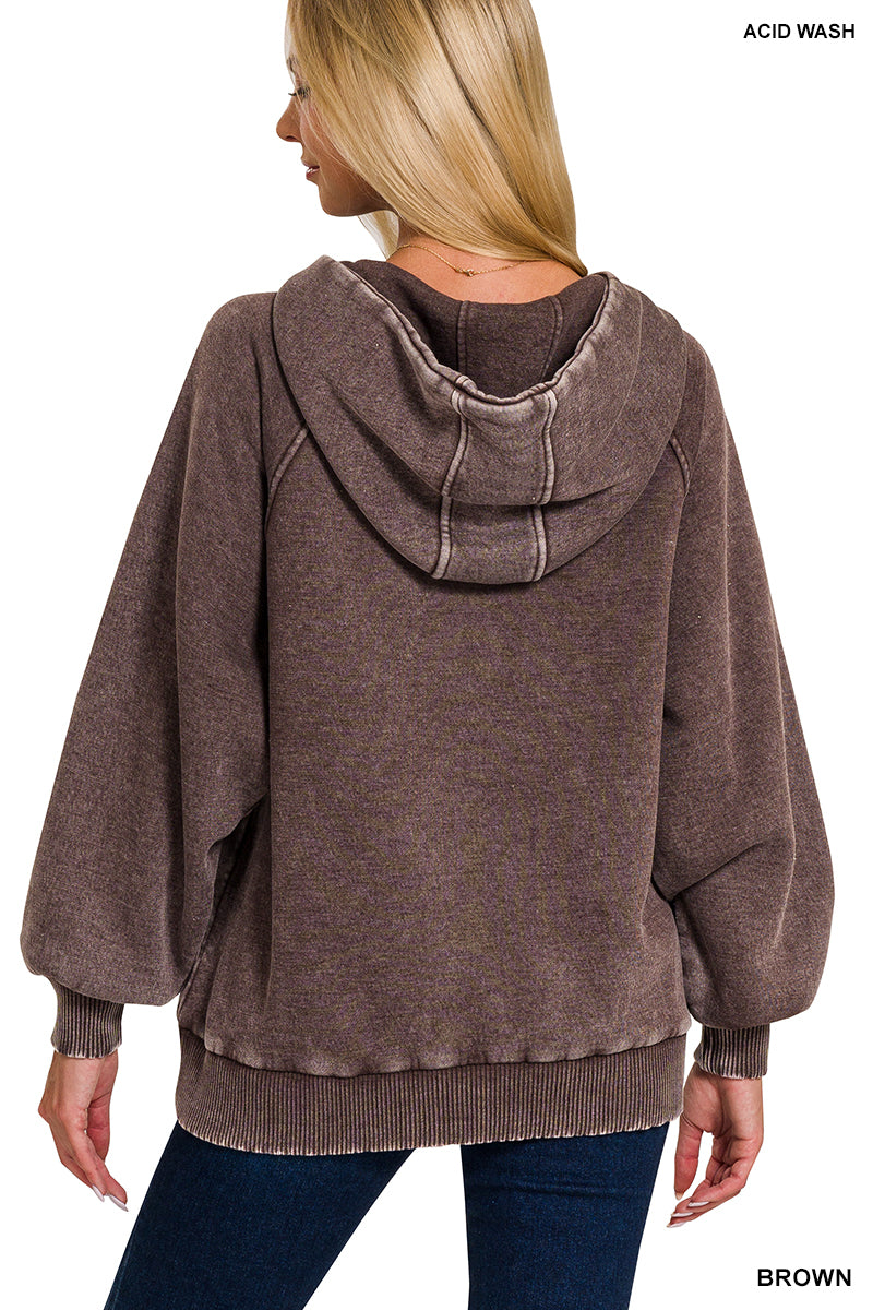 Frosted Ridge Hoodie ~ Vintage Brown