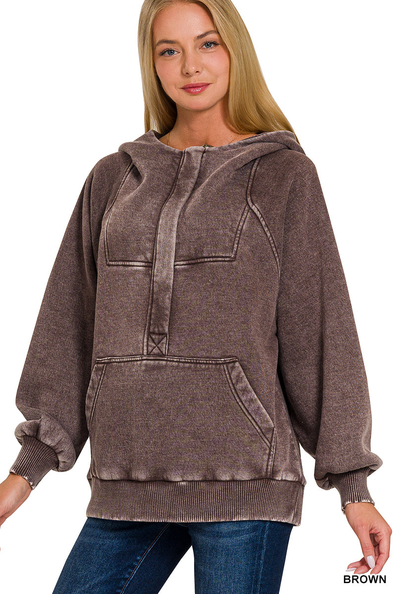 Frosted Ridge Hoodie ~ Vintage Brown