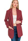 Run The World Blazer Burgundy