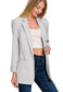 Run The World Blazer Light Gray