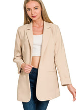 Load image into Gallery viewer, Run The World Blazer Khaki
