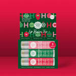 Load image into Gallery viewer, Natural Shea Butter Lip Balm Trio – HO HO Holiday
