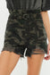 KanCan Combat Cutoff Denim Camo Shorts