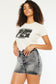 KanCan Moonwashed High Rise Denim Shorts