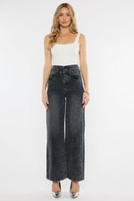 Load image into Gallery viewer, Kan Can Zinc Ultra High Rise Belted 90&#39;s Wide Leg Jeans
