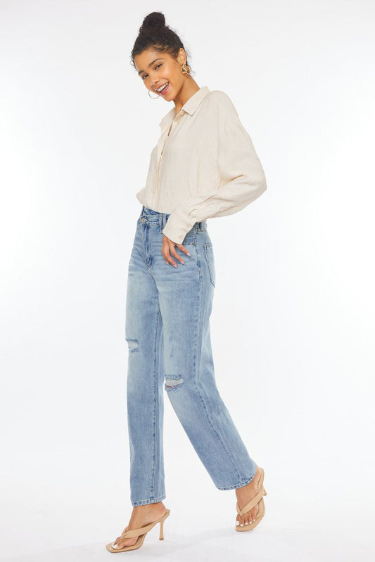 KanCan Vintage Vibe Wide-Leg Jeans