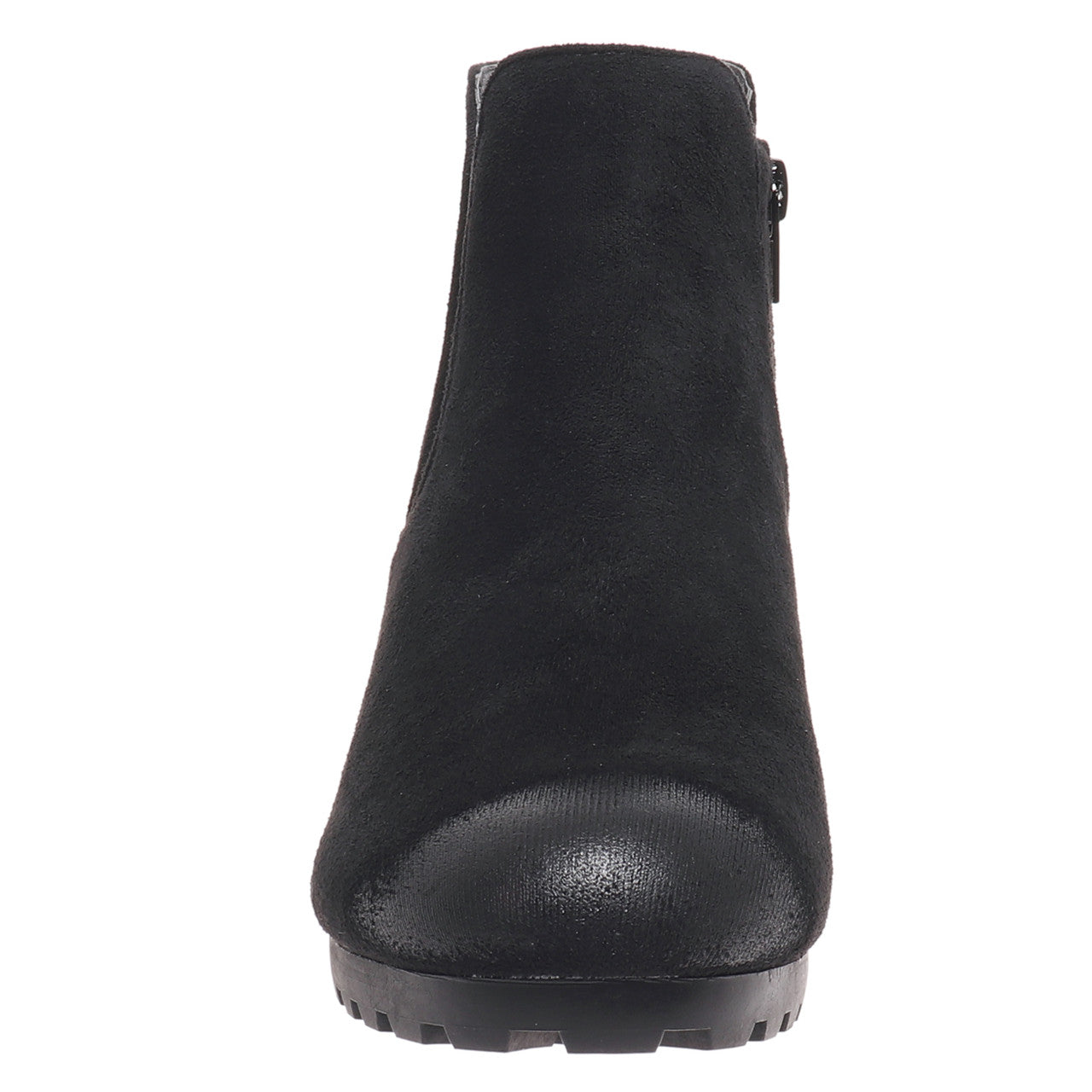 Pierre Dumas Wedge Booties ~ Black