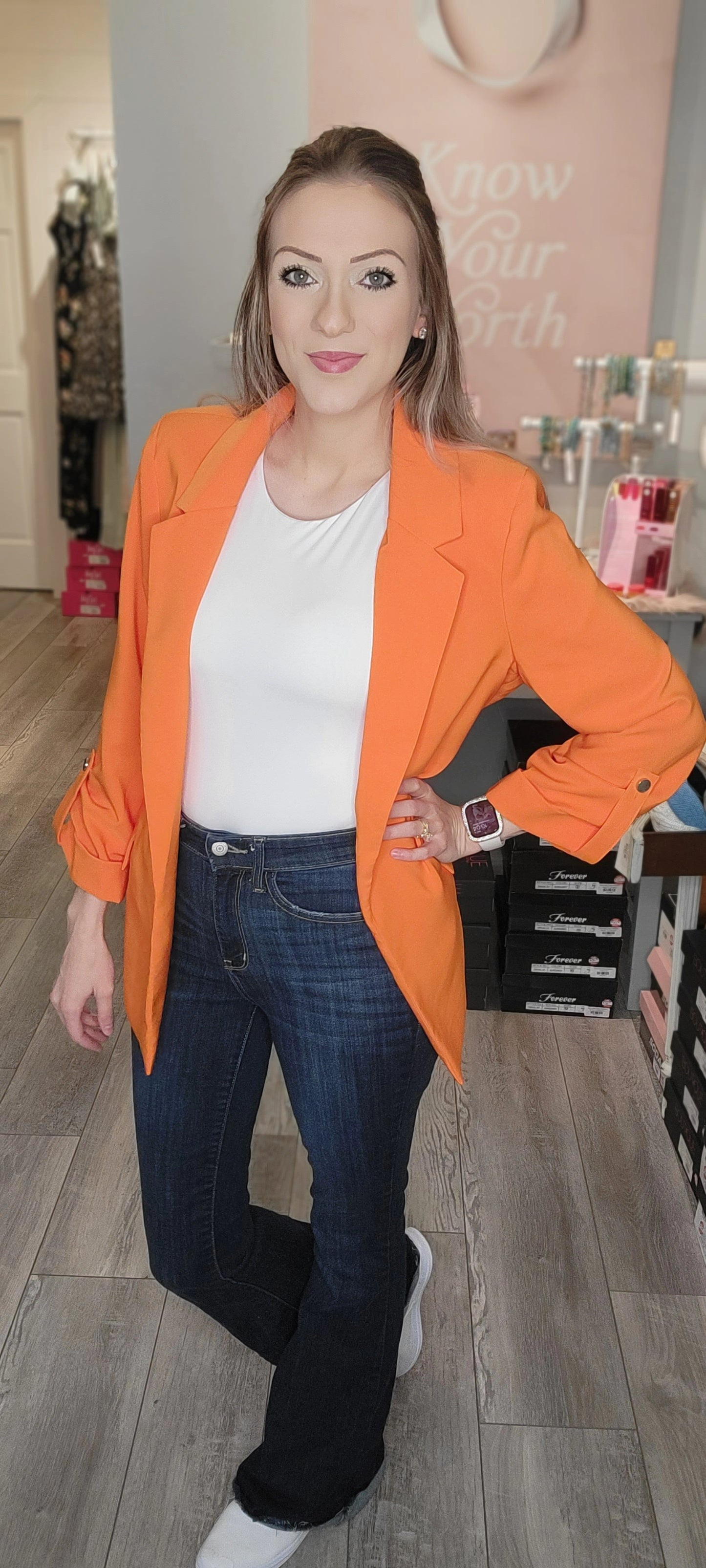 Business Baddie Mandarin Blazer