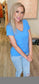 Hold Tight Ribbed V-Neck Tee