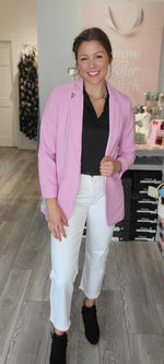 Load image into Gallery viewer, Be Unstoppable Orchid Pink Blazer
