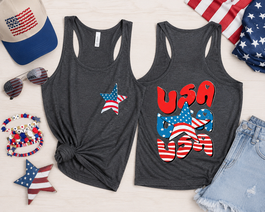 USA Racerback Tank