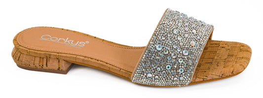 Our Lil Secret Rhinestone Sandals