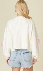 Load image into Gallery viewer, Be Mine Bow Cardigan
