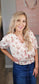 Blushing Blooms of Fall Top
