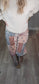 Risen Earth Block Wide Leg Jeans