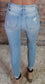 KanCan Ultra High Rise Light Stone Wash Skinnies