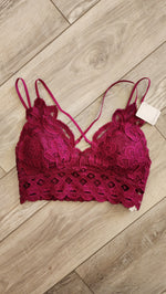 Load image into Gallery viewer, Crochet Lace Bralette
