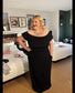 Off the Shoulder Dress - Black