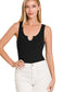 Unstoppable Feeling Split Neck Bodysuit
