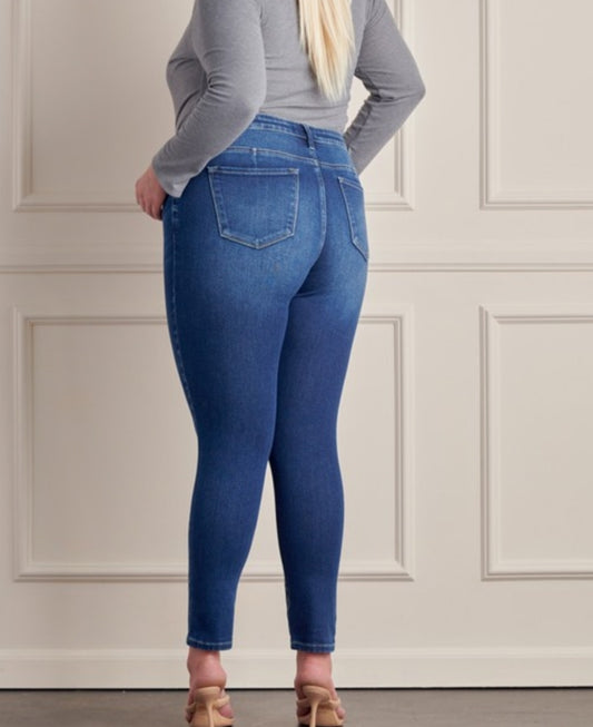 Plus High Rise Skinny Medium Wash KC7342D-P
